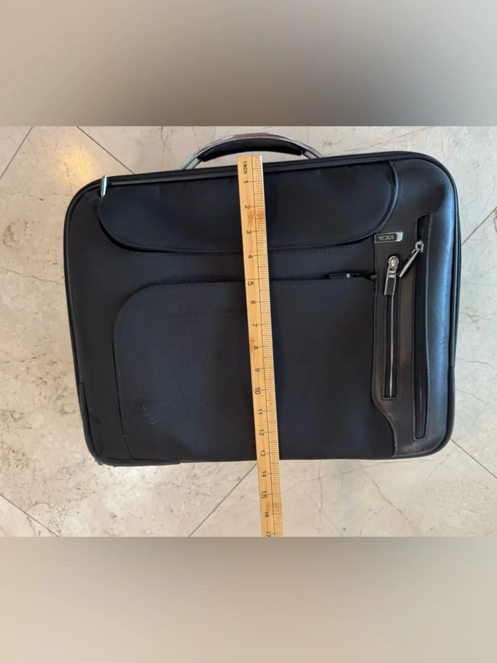 Tumi Black Rolling Briefcase Carry-On